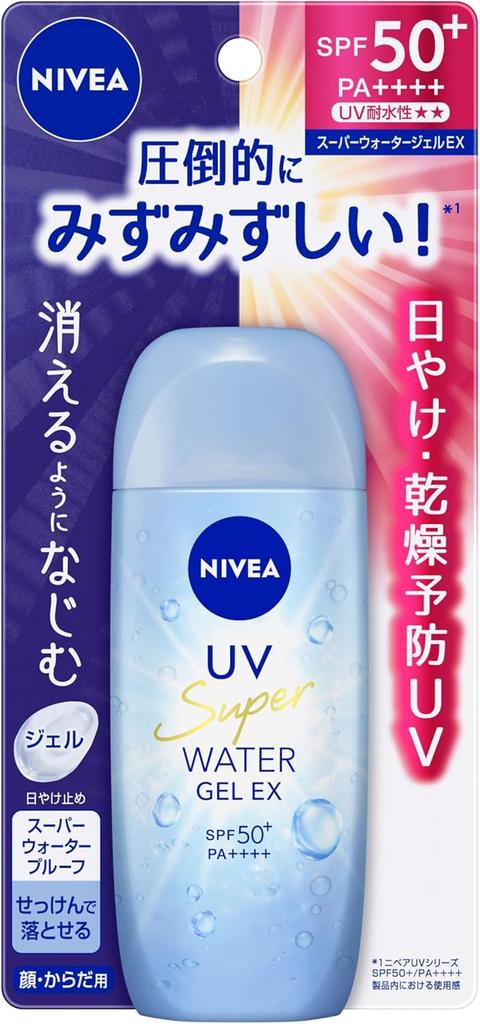 NIVEA UV Water Gel EX 80g
