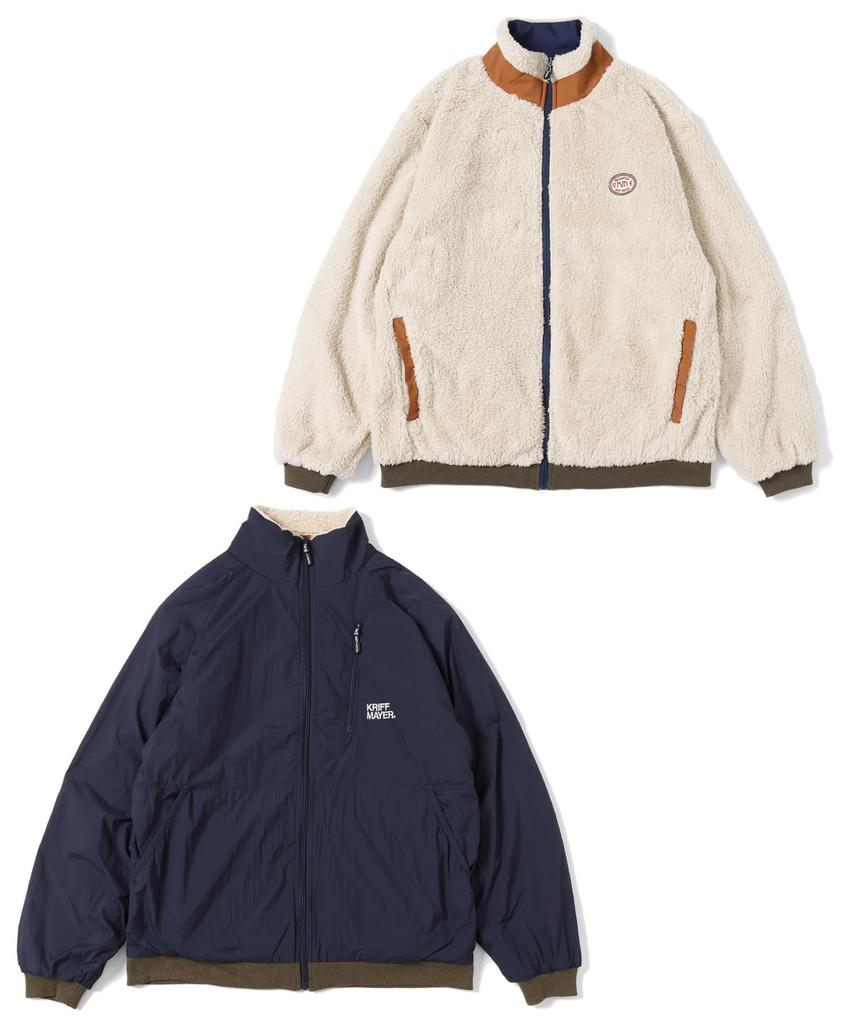 Flip Stand Reversible Navy [CLIFFEMAYER] Jacket, 2-Way Outerwear, Men's, X-LARGE,