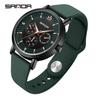 SANDA Unisex Korean Style Quartz Watches - Large Dial, High-End Ins Style
