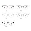 Prescription 0 -0.5 -0.75 To -6.0 Half Frame Square Nearsighted Glasses For Men Retro Anti Blue Rays Myopes Lunettes Male