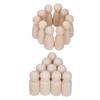 Wooden Peg Dolls Wooden DIY Doll Figure After-sales Guarantee Smooth with High-quality Hardwood for Kids DIY Art Craft Painting