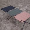 Picnic Collapsible Table Aluminum Alloy Portable Camping Table Tear Resistance Outdoor Dinner Desk for Garden Party Picnic BBQ