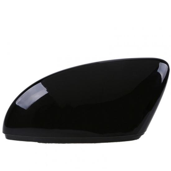 

Боковое зеркало заднего вида автомобиля, глянцевые черные крышки заднего вида для VW Passat Beetle Jetta CC EOS Scirocco 2009-2018, экстерьер Left