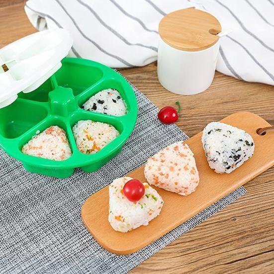 Sushi Mold Triangle Onigiri Mold Bento Box Japanese Sushi Making Kit Sushi Press Maker Rice Ball Box
