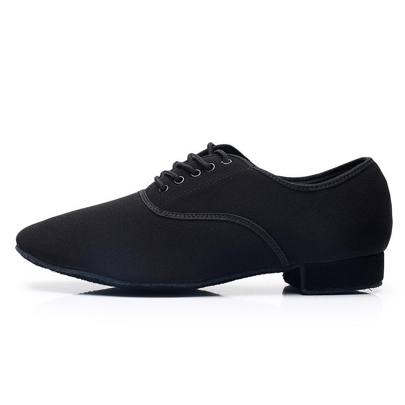 Ballroom Latin Dance Shoes Men Jazz Shoes Sneakers for Men Low Heel Professional or Practice Dancing Shoes Oxford Cloth
