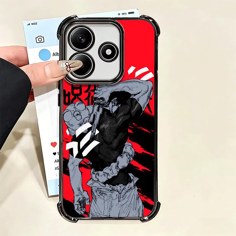 Anime Fushiguro Toji JUJUSU Soft Phone Case For Xiaomi Poco X7 X8 Pro Max X6 X5 X3 F8 Ultra F7 M8 M7 M5S Redmi 15C 15A 15 14C 13