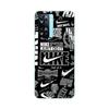 Phone Case - MANIACASE - Oppo A57s 4G - Silicone TPU - Nike Graffiti - Black and White
