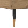 Bed Frame Rustic Oak Design 80 x 200 cm Engineered Wood