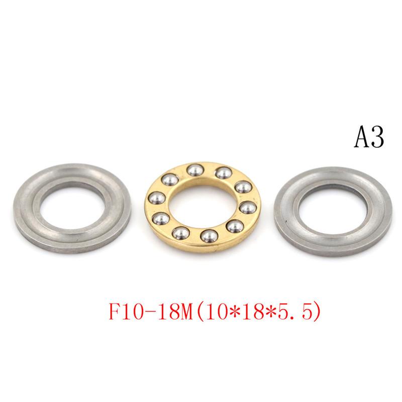 

F6-12M F8-16M F10-18M Мініатюрні мініатюрні осьові плоскі упорні кулькові полюсні підшипники 10*18*5.5mm