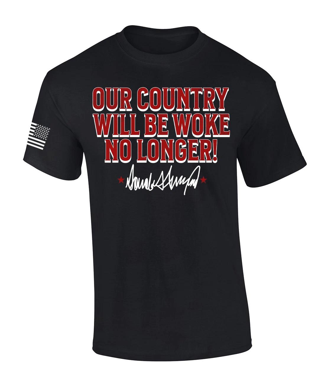 Patriot Pride Reckless Patriot Mens Our Country Will Be Woke No Longer Trump 2XL
