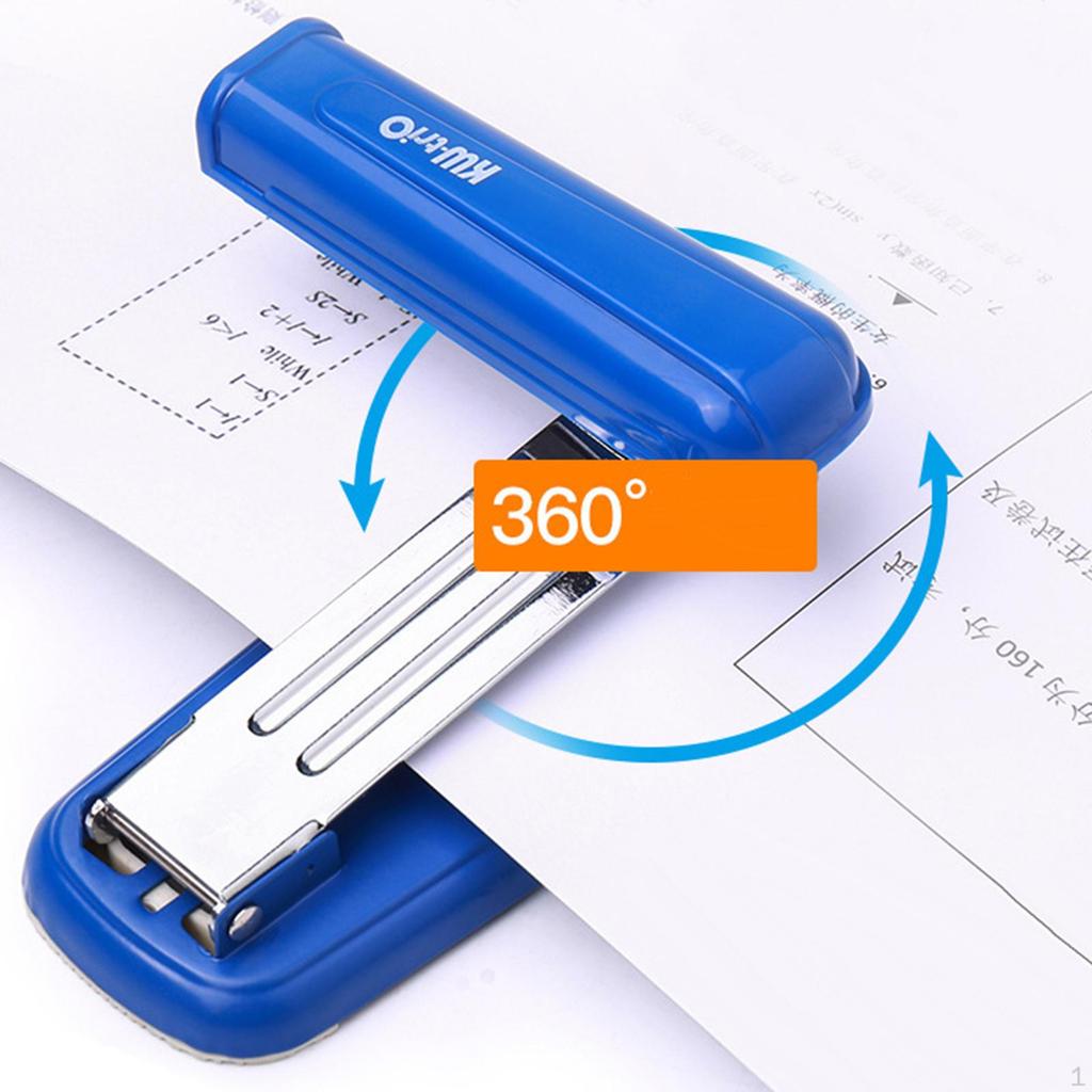 Office Stapler for Binding, Metal Manual Design with Rotating Head, Holds 20 Sheets