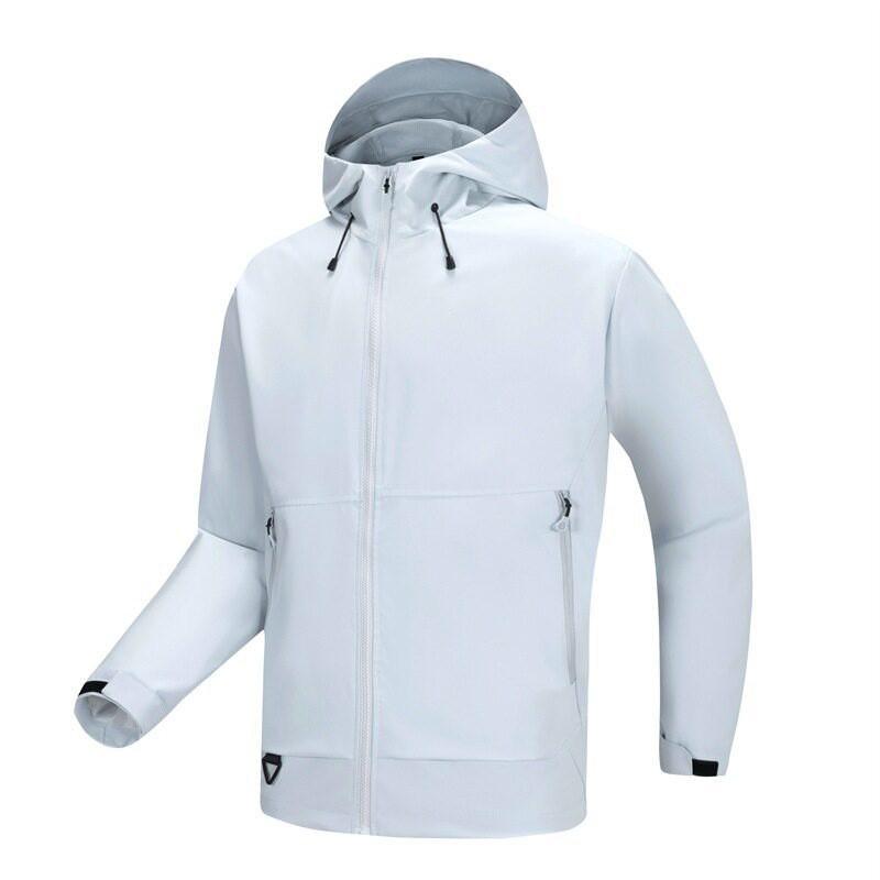 Unisex Softshell Jacket With Hood Windproof Waterproof Quick-Dry Outdoor Hiking Climbing Skiing Camping Sportswear
