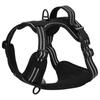 Reflective Adjustable Dog Harness Black XL