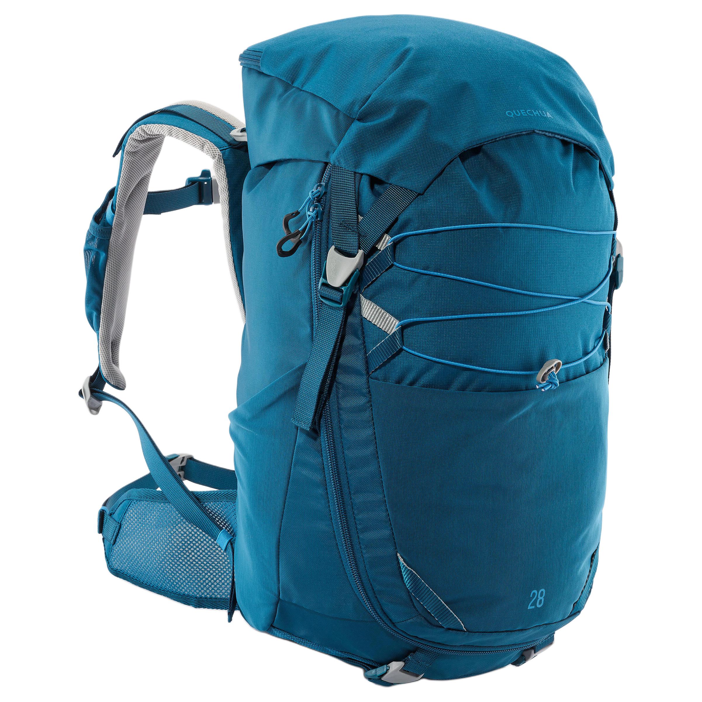 

DECATHLON28L Hiking solid colour multifunctional outdoor bag polyester blue unisex for couples синий