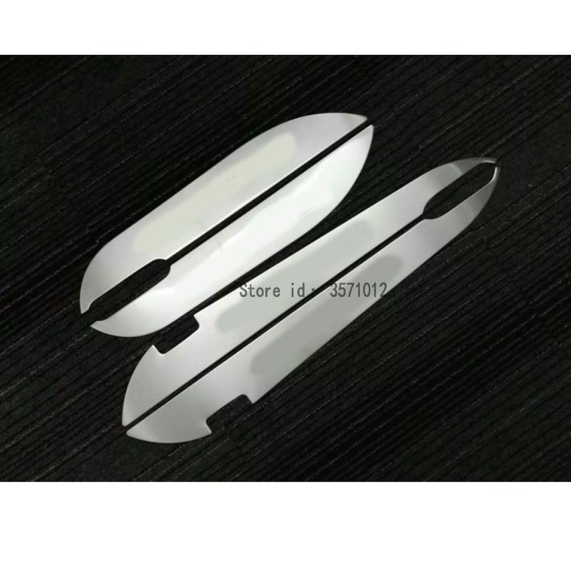 Car Inner Door Protective Styling Cover Anti-Kick Board Sticker Trim Frame For Toyota Highlander 2015 2016 2017 2018