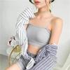 Underwear Female Student Korean Version Chest-wrapped Junior High School Student Sling Sexy Tube Top Outer Wear Girl Vest Chest-wrapped Bra Cover