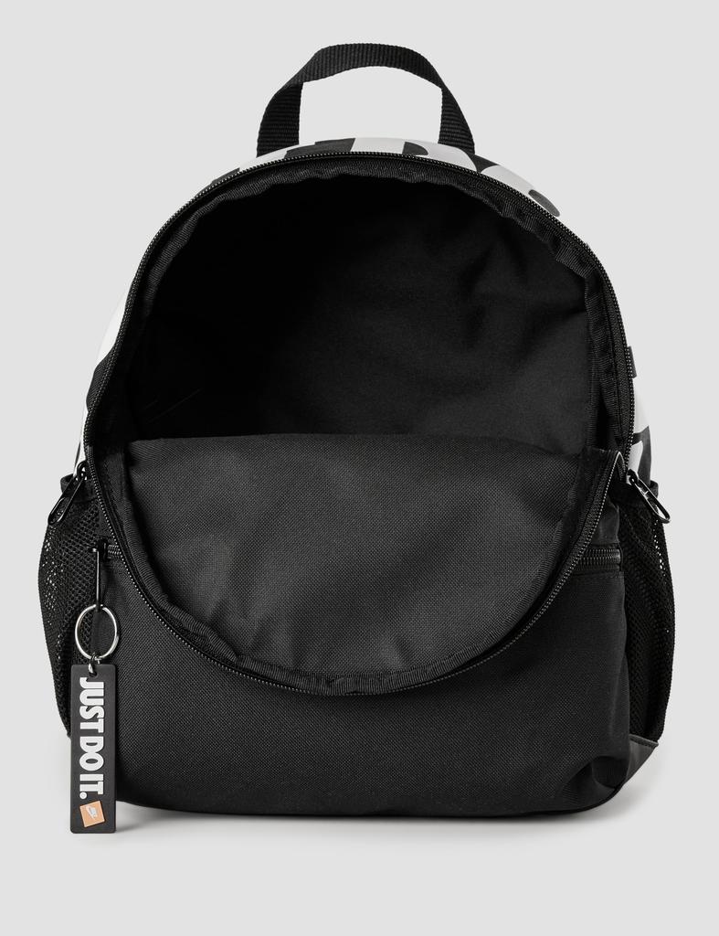 NIKE Junior YA Brasilia JDI Mini Backpack (Black/White, Unisex Kids)