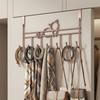 7 Hooks Over Door Hooks Space Saving Door Hanger Rack Door Storage Hook  Kitchen Organizer