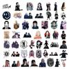 50100pcs Addams The Family Stickers Waterproof Reusable Gift Decor
