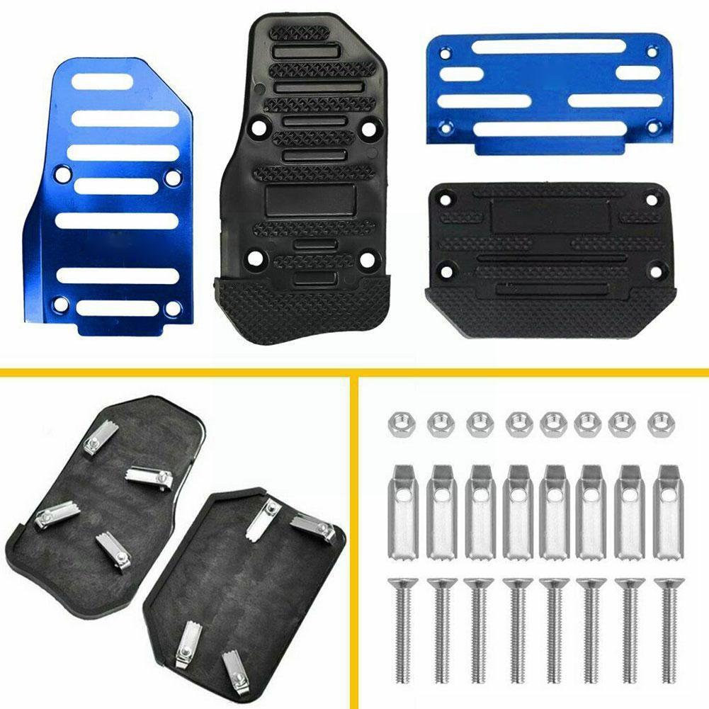 Automatic Transmission Car Foot Gas Pedal Set Cover Non-Slip Pedals Brake Kit Fuel Universal Aluminum car accessories interior