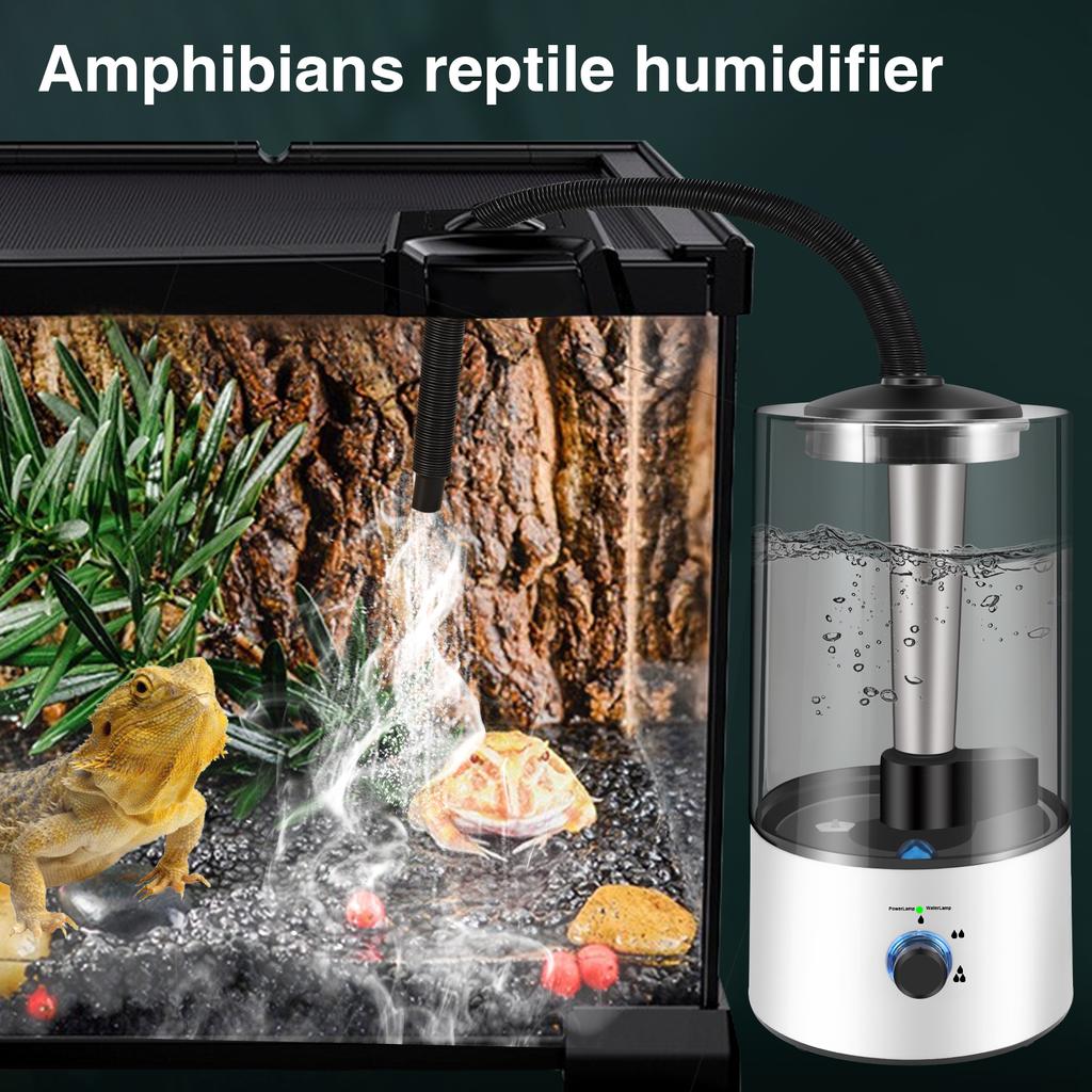 M-Modern-4L Amphibians & Reptile Mist Humidifier With Hose Adjustable Terrarium Reptile Fogger Humidifier Accessories