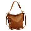 Damen Ledertasche Umhängetasche Groß Gregorio