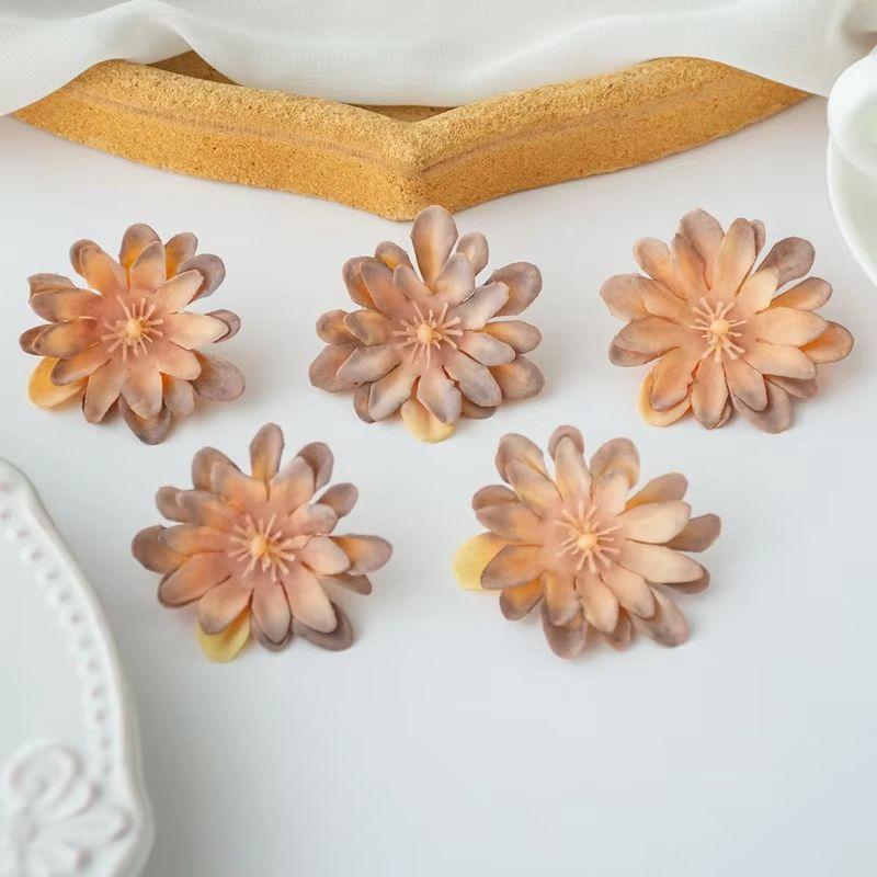 Silk Artificial Flower Chrysanthemum Blossoms Wedding Garden Bridal Bouquet Wreaths Home Vase Table Decor Diy Scrapbook Gift Box