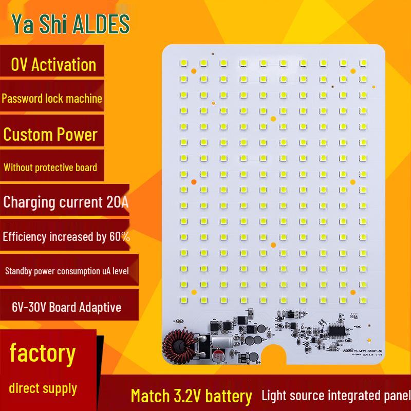 MPPT Solar LED Street Light Controller: Smart Photovoltaic Charge & Discharge System No Remote