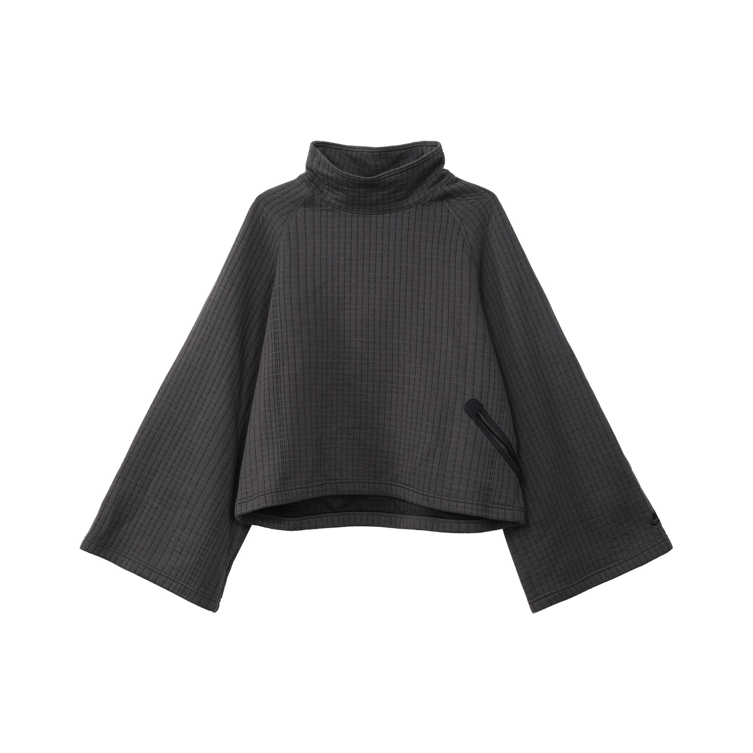 

Женская однотонная водолазка с вышивкой Nike, серая DD4605-060 M