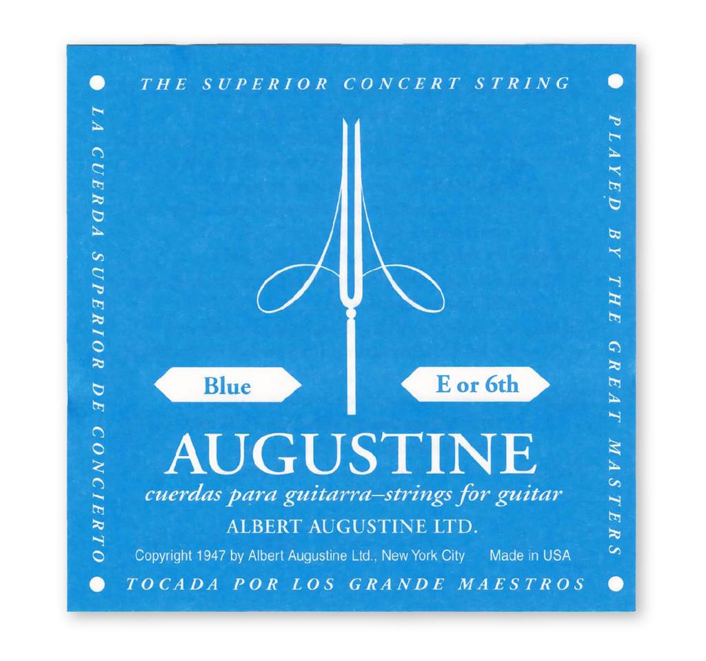 AUGUSTINE Classical Guitar 6th String Strings, Blue,