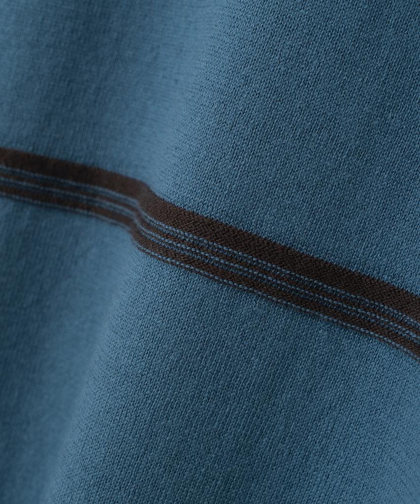 MILLO ARCHIVE Hey V-Neck Striped Knit [Light Blue]
