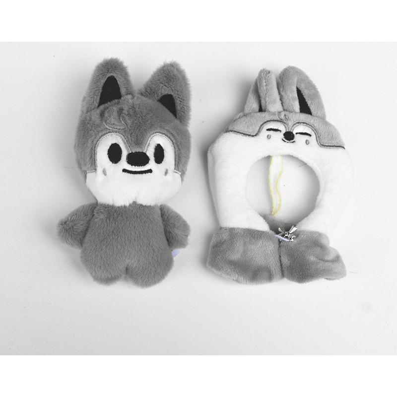 Bibs Series Cloak Plush Toys Dwaekki Seoul FM Wolf Chan Stuffed Animal Plushies Doll