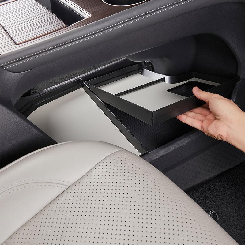 For Toyota Sienna XL40   2024 2025 Car Center Console Lower Storage Box Made of ABS Material Interior Storage Component