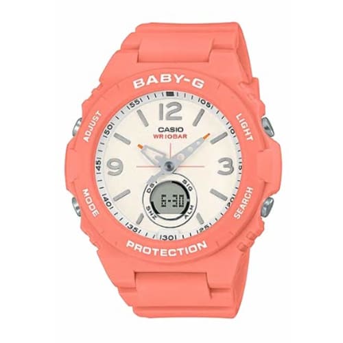 

Casio Baby-G Women s Analog-Digital Waterproof Sports Watch, Pink, BGA-260-4A