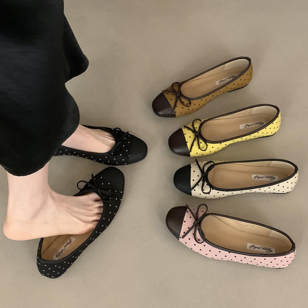 Fashion Shoes Cswo01 Women's Bailamos Brand Flats Shallow Casual Soft Mary Jane Shoes Outdoor Dress Flat Ballet Shoes Cm