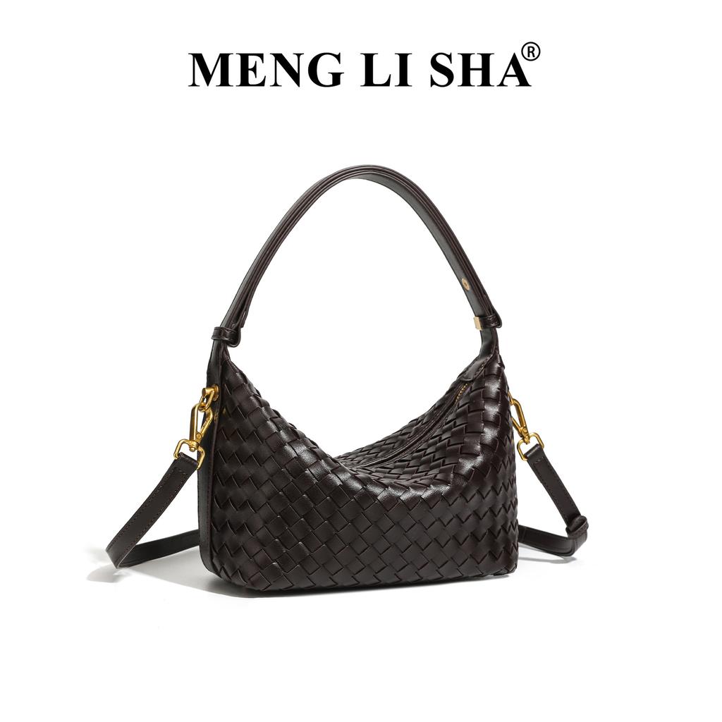 New Hand Woven Portable Lunch Box Bag for Women's Commuting and Leisure, Versatile Single Shoulder Crossbody Lunch Box Bag