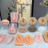 Silicone Ear Model for Piercing Jewelry Display