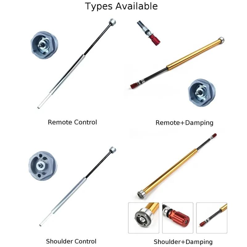mountain bike Suspension Oil Damping Rod 26/27.5/29 Inches Front Fork Repair Part Aluminum Alloy Manual Remote Control Bike Part