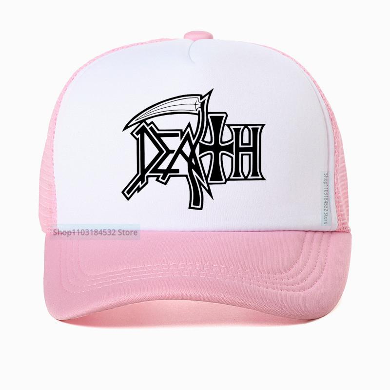 Death Metal Band Baseball Cap Rock Fan Hat Summer Fashion Unisex Mesh Breathable Sun Hats Outdoor Casual Trucker Caps