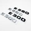 SXFA2 Black Silve Letters E200 E260 E300 E400 E450 E220d E350d E400d 4Matic ABS Emblem for Mercedes Benz Car Trunk Logo Sticker