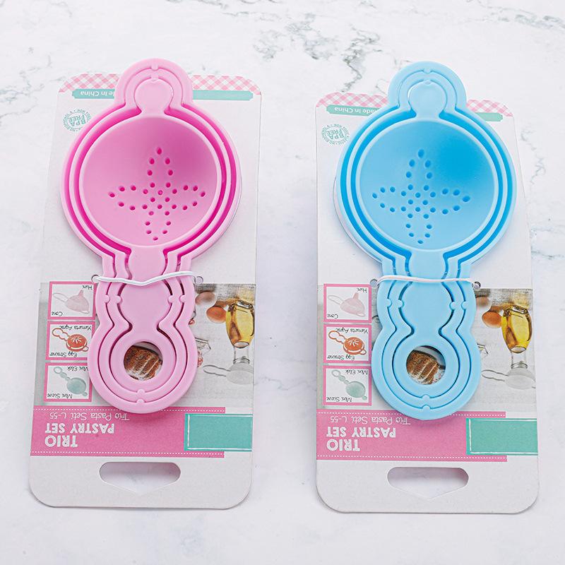 Multifunctional Filter Kitchen Household Oil Pouring Creative Egg White Funnel Set