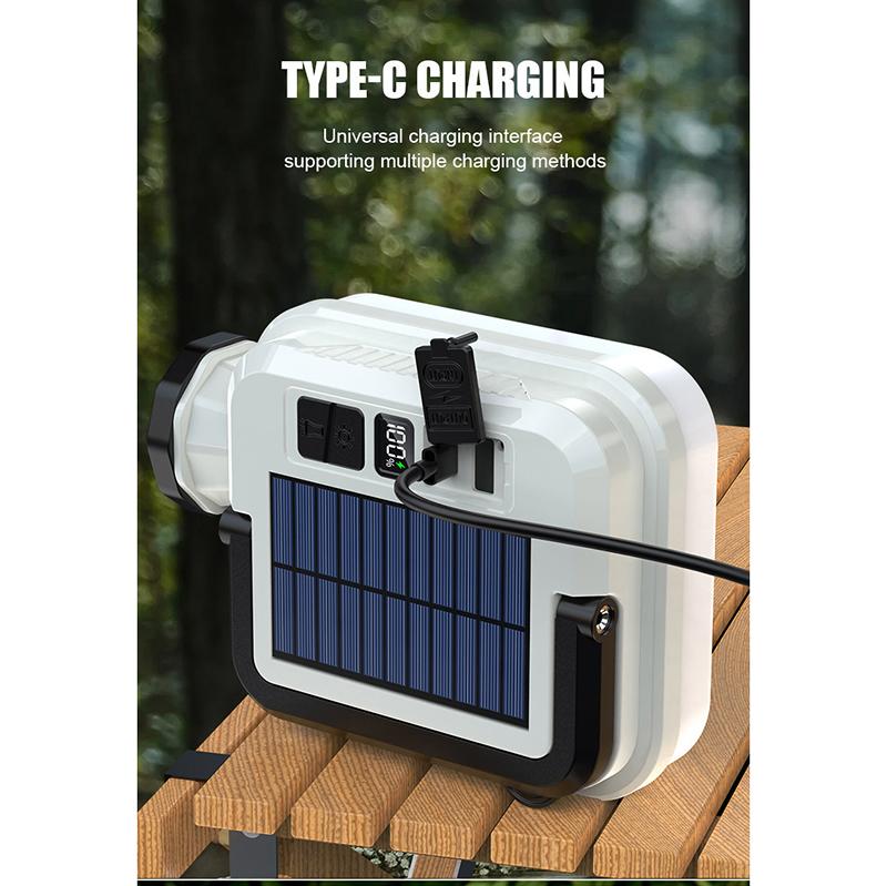 Solar-Powered Multifunctional Camping Light