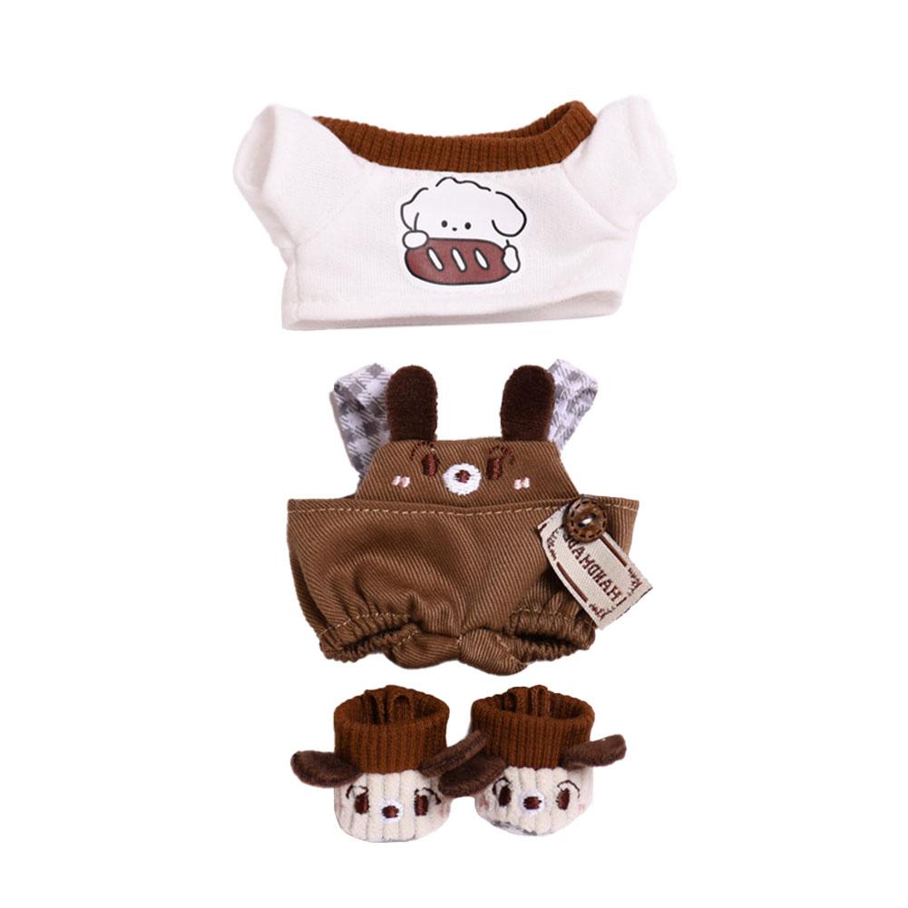 

Для 17 см Кукольная одежда Лабубу Модная одежда Толстовки Кукольная одежда Цветовые толстовки Кукольные аксессуары Милые украшения Маленькая одежда 03