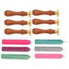 Wax Seal Stamp Kit Clear Pattern Simplicity DIY Classic Sealing Kit for Envelopes Invitations Weddin