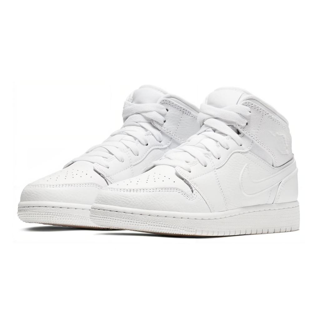 Jordan 1 Mid Triple White 2019 GS 554725-129