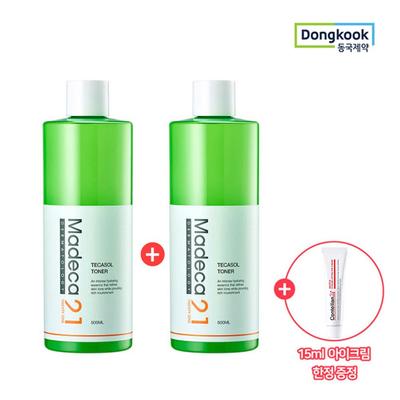 [1+1]Tecasol Toner 500ml + Intensive Eye Cream 15ml [Gifts May Vary]