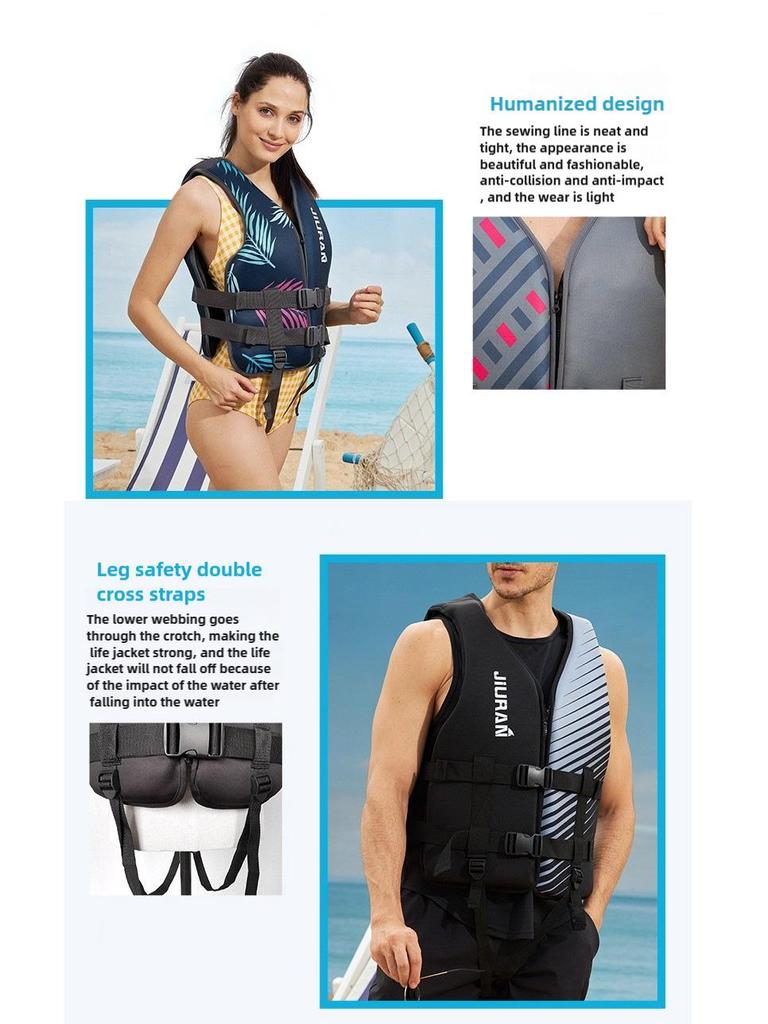 Korean-Style Lightweight Fishing Life Vest for Adults and Children