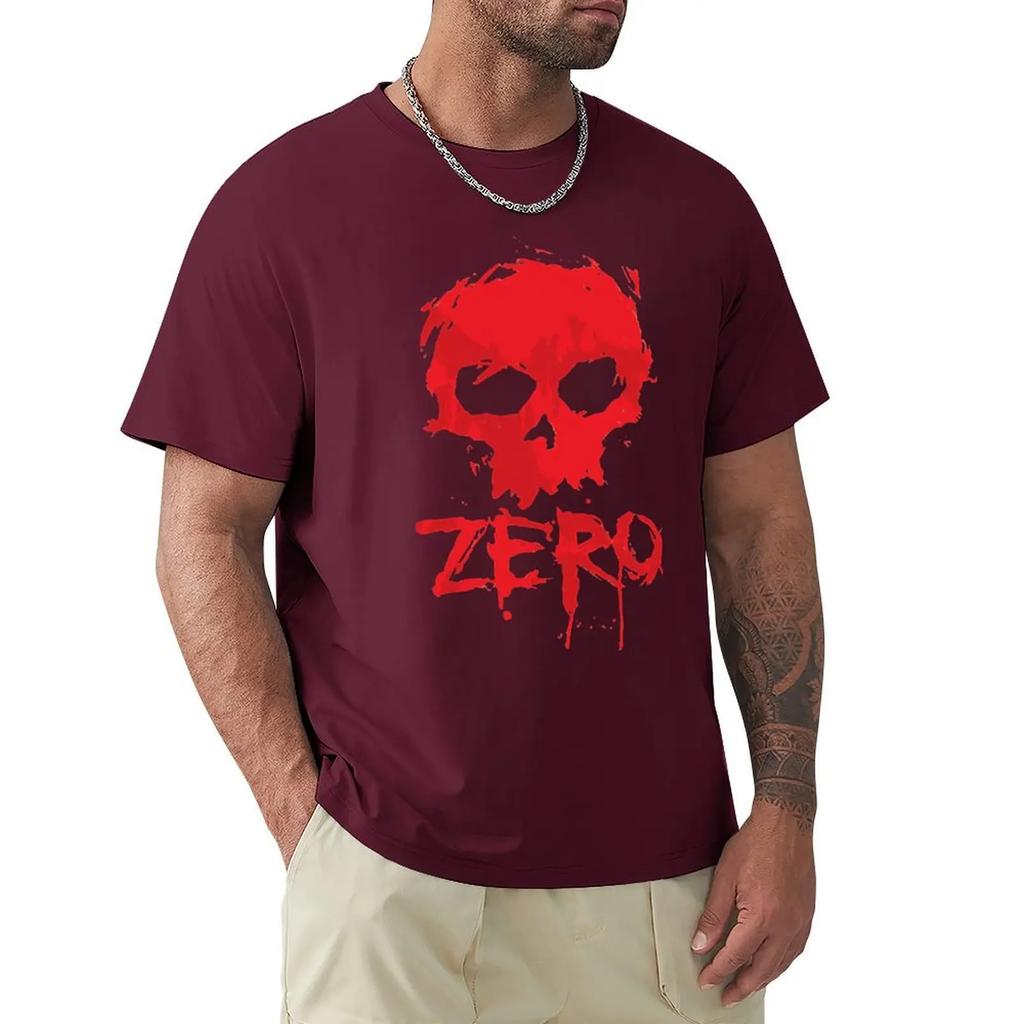 New Zero Original Skate Vintage Skull Men'S Black T-Shirt Unisex Men Women Tee Shirt
