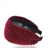 Fashion Wide Casual Hair Accessories Head Wrap Wool Knitted Headband Handmade Headwear