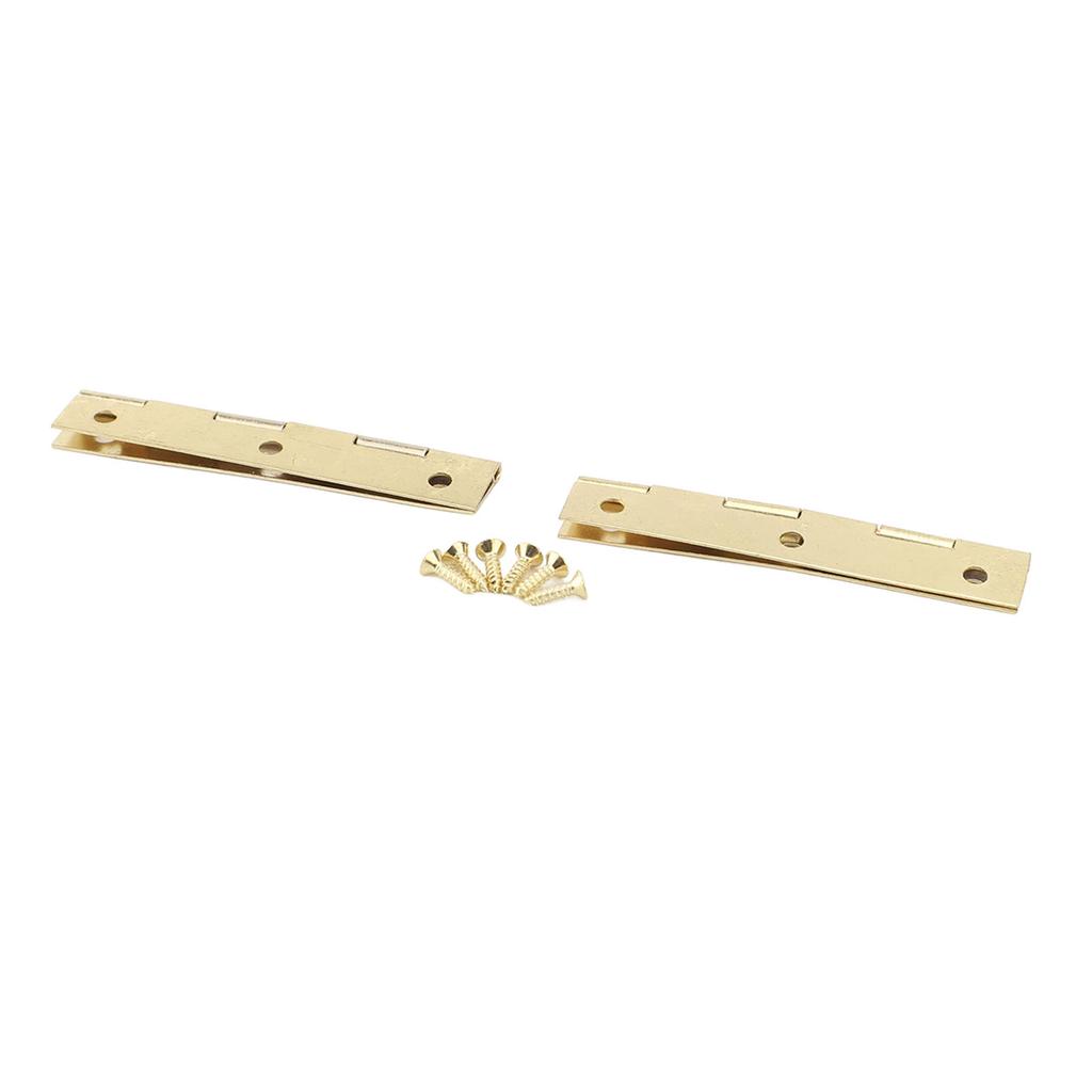50 Pcs Door Hinge 58x19mm Vintage Hvy Duty Iron Folding Butt Hinge for Sewing NaMachine Table Cabinet